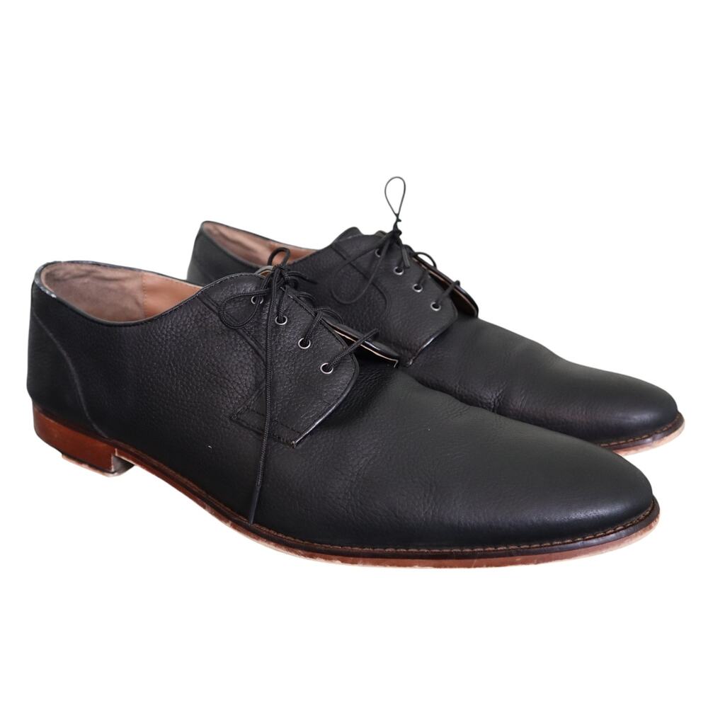 Gordon Rush Mens Woods Oxford Shoes Size 13 Genuine Leather‎ Black Lace Up Dress